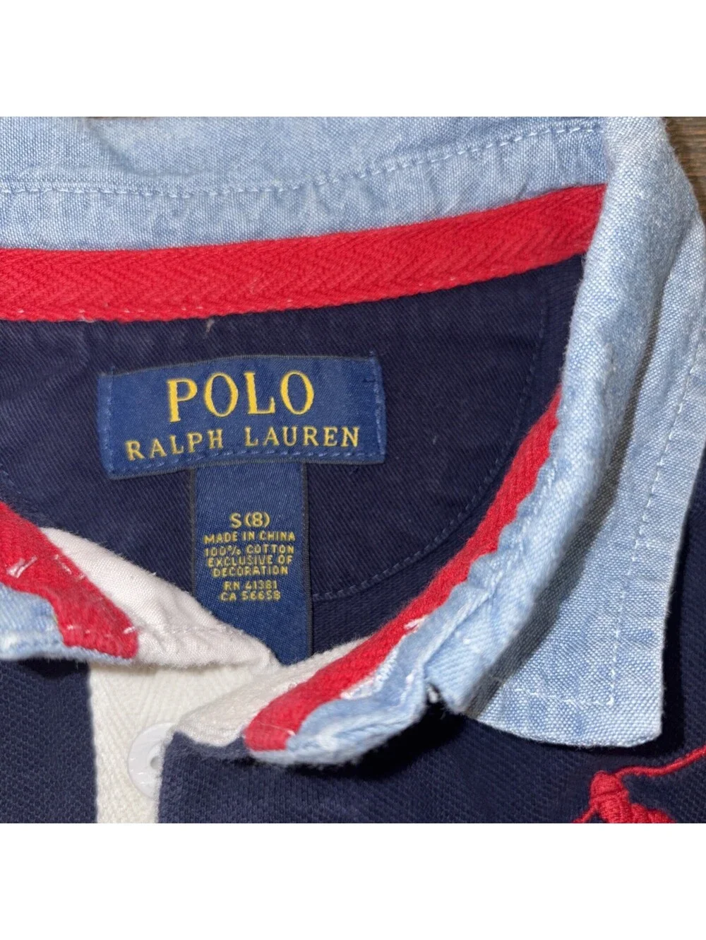 ralph lauren polo Boys shirt uS Flag